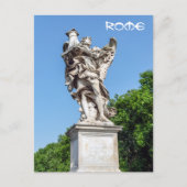Engel met de kolom - Sant'Angelo-brug, Rome Briefkaart (Voorkant)