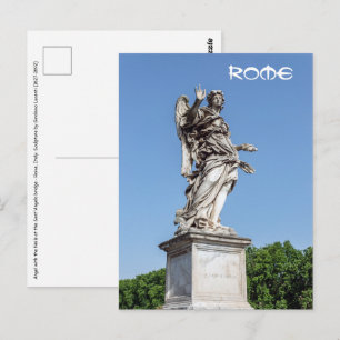 Engel met de nagels bij de Sant'Angelo-brug - Rome Briefkaart
