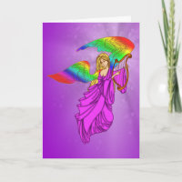 Engel met de Vleugels van de Regenboog