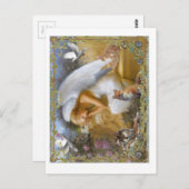 Engel met dieren briefkaart (Voorkant / Achterkant)