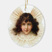 Engel met donker haar - ornament (Links)