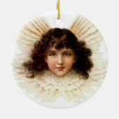 Engel met donker haar - ornament (Achterkant)