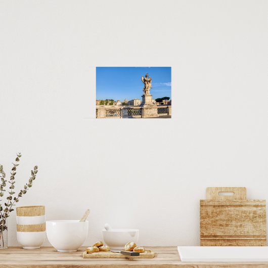 Engel met doornenkroon - Sant'Angelo, Rome Poster (Keuken)