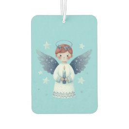 Engel met een kaars luchtverfrisser