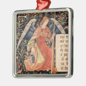 Engel met een spons bevestigd aan een staaf metalen ornament (Links)