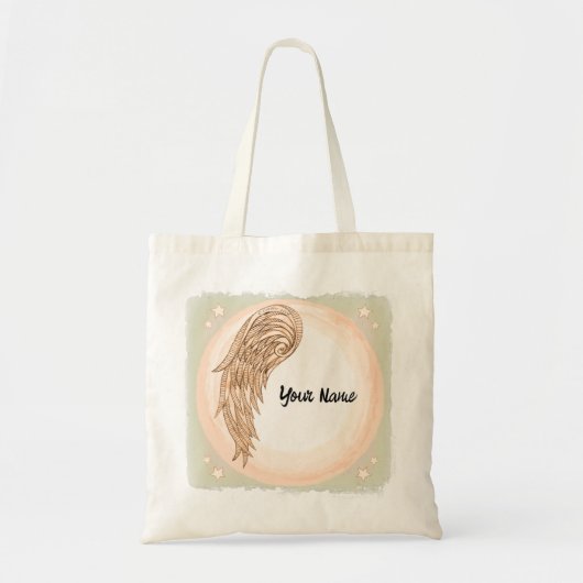 engel met één vleugel tote bag (Voorkant)