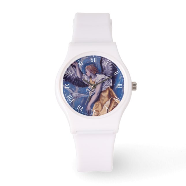 Engel met een witte duif horloge (Voorkant)