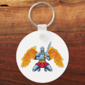 Engel met groot zwaard sleutelhanger (Voorkant)
