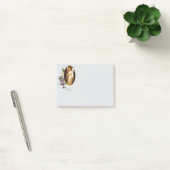 Engel Met Harp En Clematis Bloemen Post-it® Notes (Kantoor)