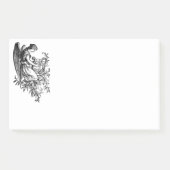 Engel Met Harp En Flora Post-it® Notes (Voorkant)