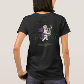 Engel met Harp Retro Design Saintly T-shirt (Achterkant)