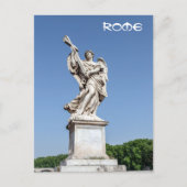 Engel met het kruis bij de Sant'Angelo-brug - Rome Briefkaart (Voorkant)