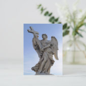 Engel met het Kruis, Rome, Italië - Briefkaart (Staand voorkant)