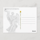 Engel met het Kruis, Rome, Italië - Briefkaart (Achterkant)