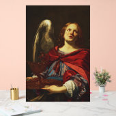 Engel met het vat en de handdoek acryl bord (Huwelijk)