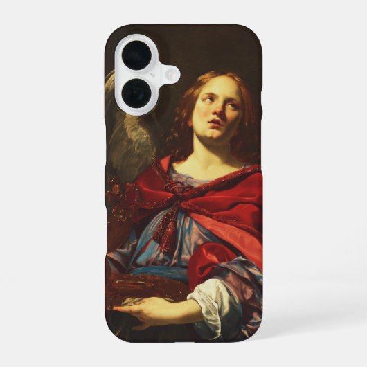 Engel met het vat en de handdoek iPhone 16 hoesje (Achterkant)