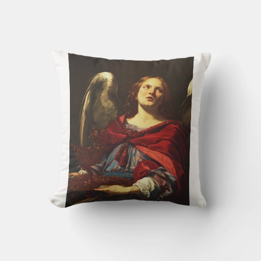Engel met het vat en de handdoek kussen (Voorkant)