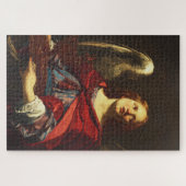 Engel met het vat en de handdoek legpuzzel (Horizontaal)