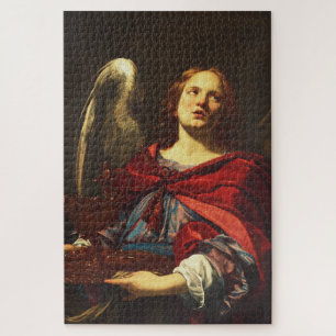 Engel met het vat en de handdoek legpuzzel