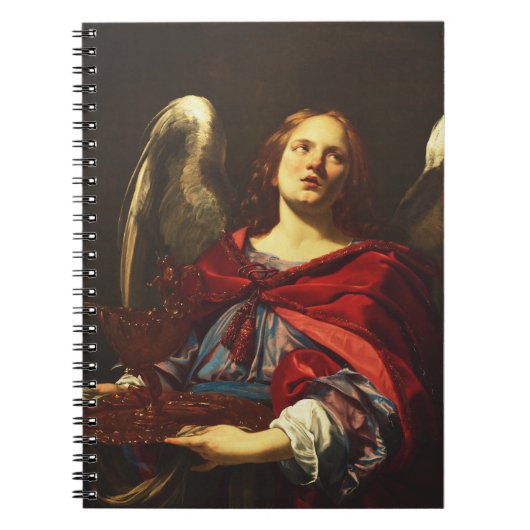Engel met het vat en de handdoek  notitieboek (Voorkant)