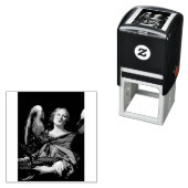 Engel met het vat en de handdoek zelfinktende stempel (In situ)