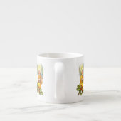 Engel met hulst en mandoline espresso kop (Achterkant)