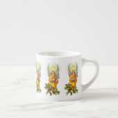 Engel met hulst en mandoline espresso kop (Rechts)