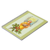 Engel met hulst en mandoline notitieboek (Linkerzijde)