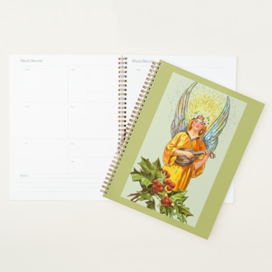 Engel met hulst en mandoline planner (Display)