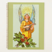 Engel met hulst en mandoline planner (Voorkant)