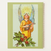 Engel met hulst en mandoline planner (Achterkant)