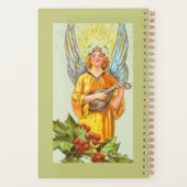 Engel met hulst en mandoline planner (Achterkant)