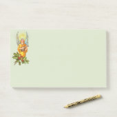 Engel met hulst en mandoline post-it® notes (Op bureau)