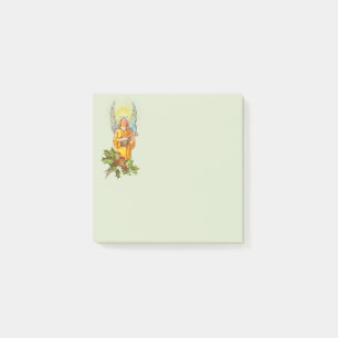 Engel met hulst en mandoline post-it® notes