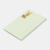 Engel met hulst en mandoline post-it® notes (Schuin)