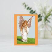 Engel met kaftan briefkaart (Staand voorkant)