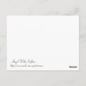 Engel met kaftan briefkaart (Achterkant)