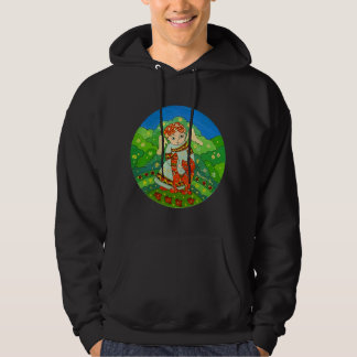 Engel met kat kerst decor 260. hoodie