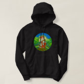 Engel met kat kerst decor 260. hoodie (Design voorkant)