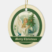  engel met kerstboom ornamenten (Links)