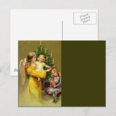 Engel met kinderen en bomen briefkaart (Voorkant / Achterkant)