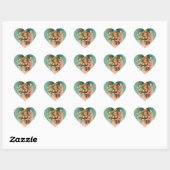 Engel met mooie roze jurk hart sticker (Vel)