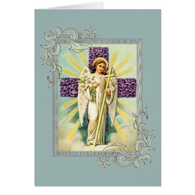  Engel met Paars kruis (Voorkant)