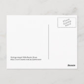  Engel met Paars kruis Briefkaart (Achterkant)