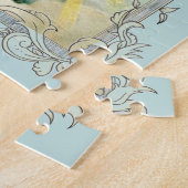  Engel met Paars kruis Legpuzzel (Zijkant)