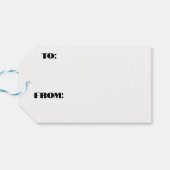 Engel met rode vleugels Kerstmis Cadeaulabel (Achterkant Horizontaal)