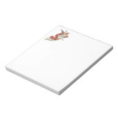 engel met roze lint notitieblok (Linkerzijde)