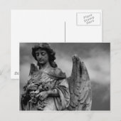 Engel met Rozen Briefkaart (Voorkant / Achterkant)