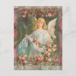 Engel met Rozen Briefkaart