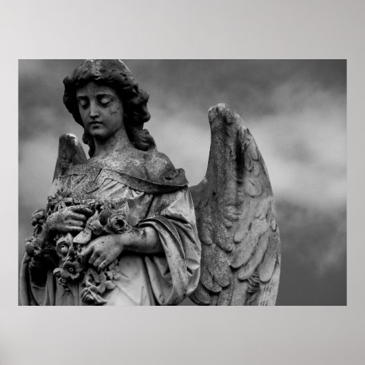 Engel met Rozen Poster (Voorkant)